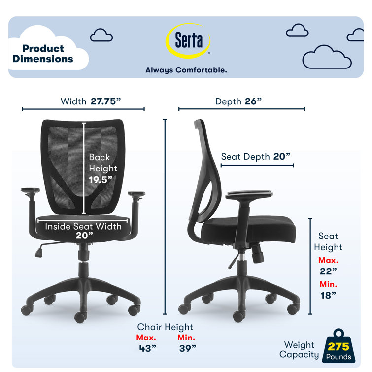 Serta discount multifunction chair